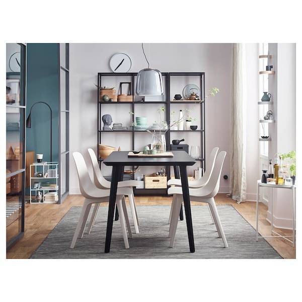 VITTSJÖ Aufbewahrung, schwarzbraun/Glas, Fabrik Onlineshop
