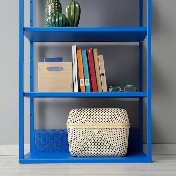 PLATSA Regalelement, blau, Rabatt