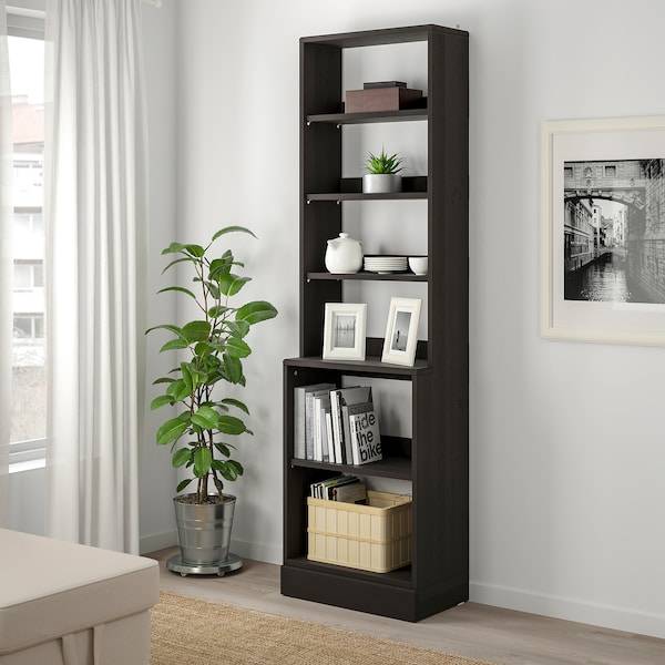 HAVSTA Regal mit Sockel, dunkelbraun, Flash Sale