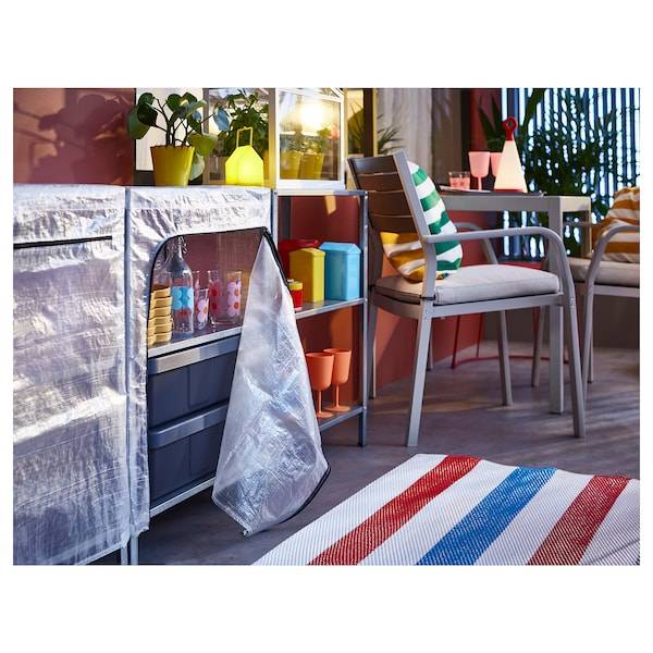 HYLLIS Regal mit Überzug, transparent, Blitzangebot