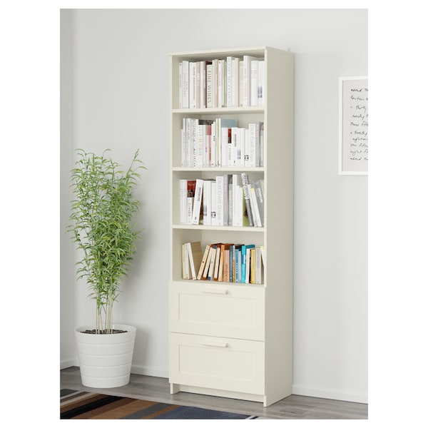 BRIMNES Bücherregal, weiß, Riesige Ersparnisse