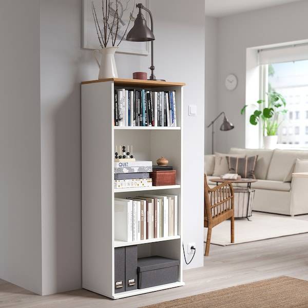 SKRUVBY Bücherregal, weiß, JETZT KAUFEN