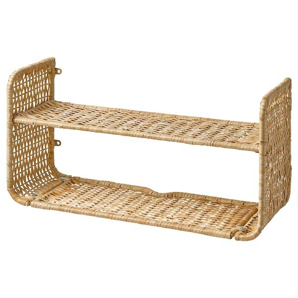 FRYKSÅS Wandregal, Rattan,