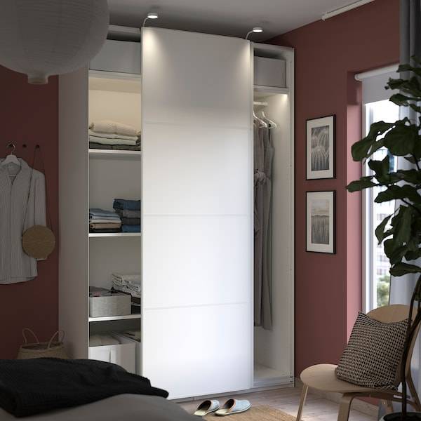 PAX Korpus Kleiderschrank, weiß, Sonderangebot