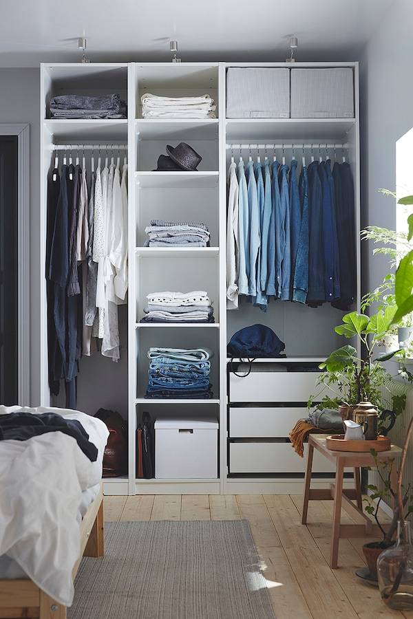 PAX Korpus Kleiderschrank, weiß, Rabatt