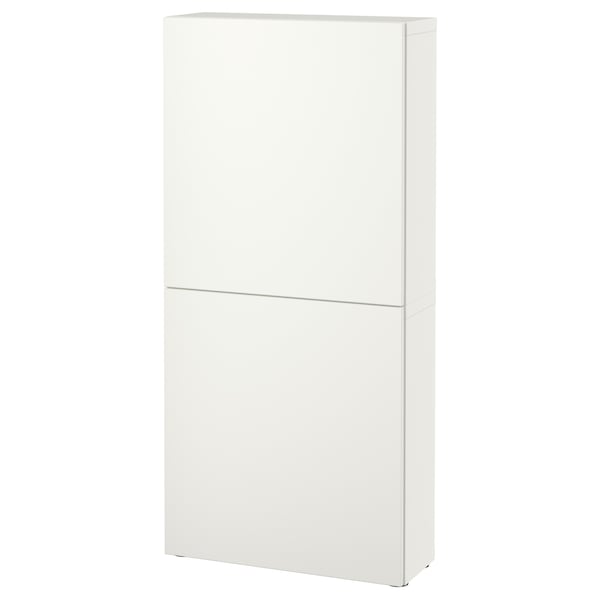 BESTÅ Wandschrank mit 2 Türen, weiß/Lappviken weiß,