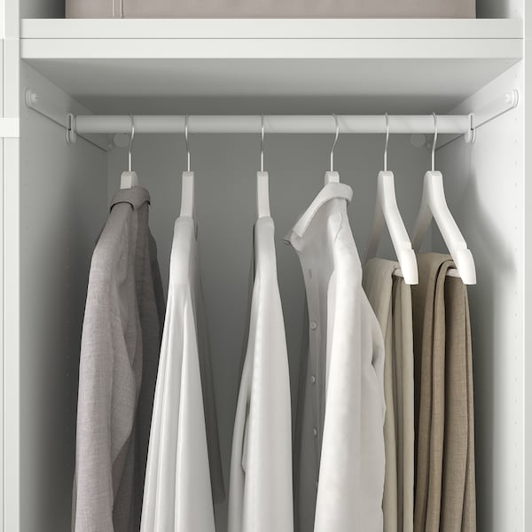 PLATSA Kleiderschrank mit 6 Türen, weiß/Fonnes weiß, Wochenangebot