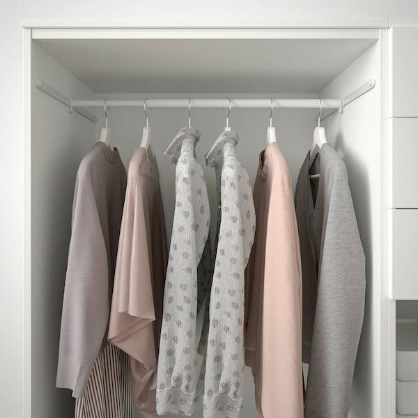 PLATSA Kleiderschr m 4 Türen+3 Schubl., weiß FONNES weiß/SANNIDAL weiß, Neueste Stile