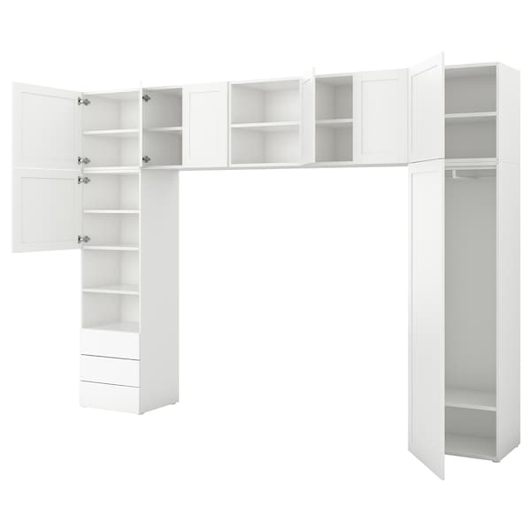 PLATSA Klschrank/8 Türen+3 Schubl., weiß/Fonnes Sannidal,