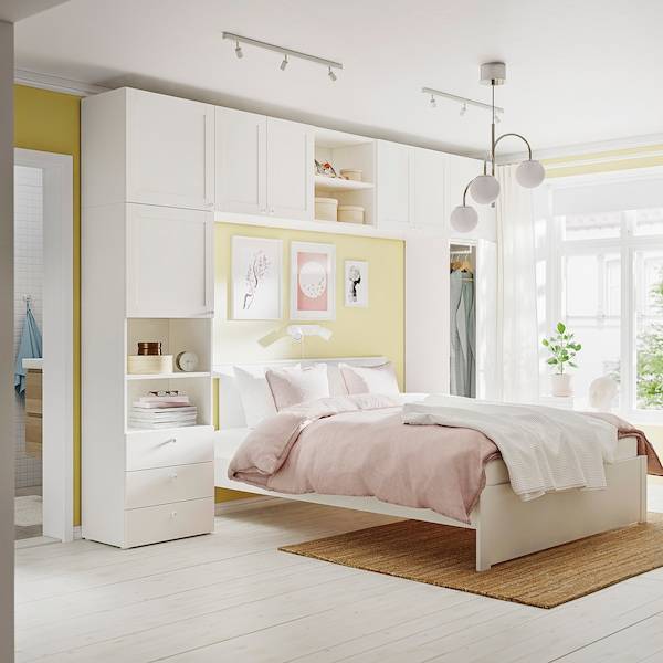 PLATSA Klschrank/8 Türen+3 Schubl., weiß/Fonnes Sannidal, Bis zu 65% Rabatt