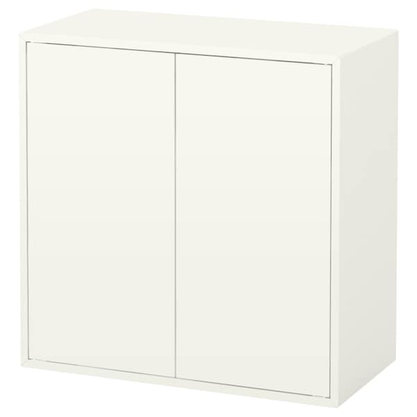 EKET Schrank mit 2 Türen + 1 Boden, weiß,