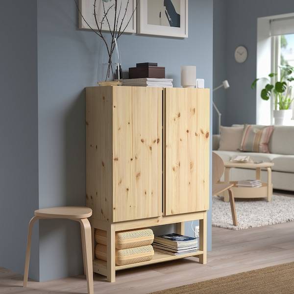 IVAR Regal mit Schrank, Kiefer, Fabrikverkauf