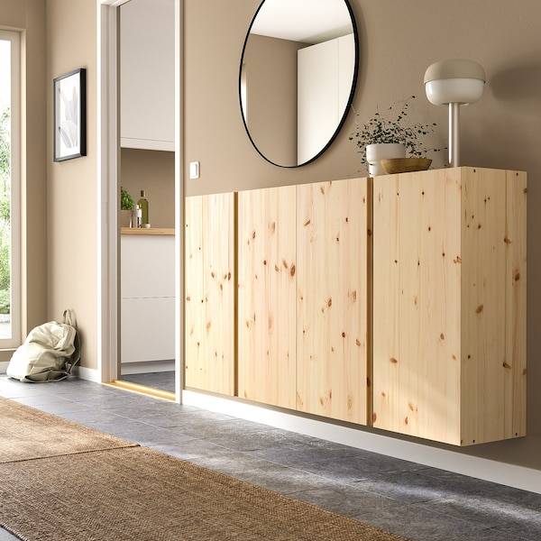 IVAR Wandschrank mit Türen, Kiefer, Sonderangebot
