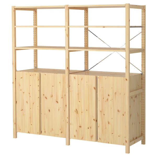 IVAR 2 Elem/Böden/Schrank, Kiefer,