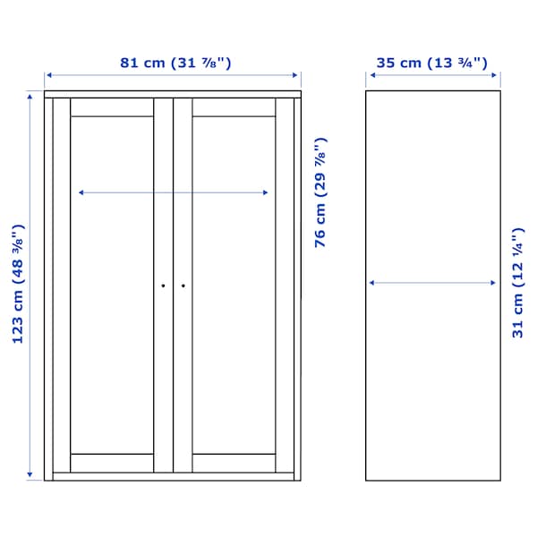 HAVSTA Schrank, weiß, Lagerräumung