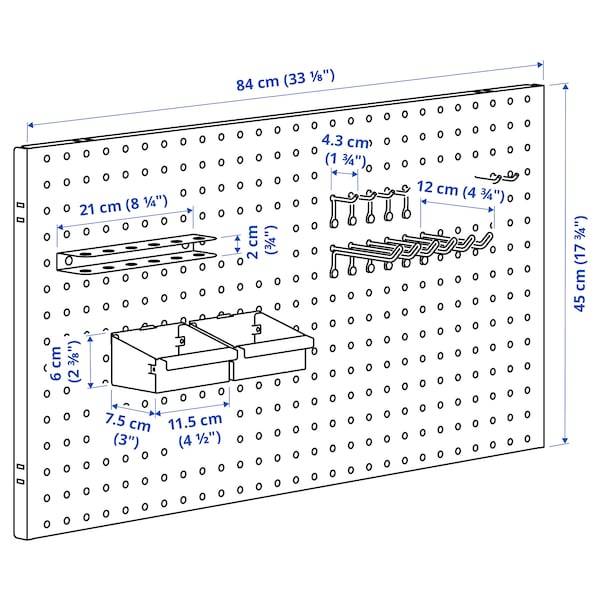 BROR Lochplatten-Set 20-tlg., schwarz Sonderangebote