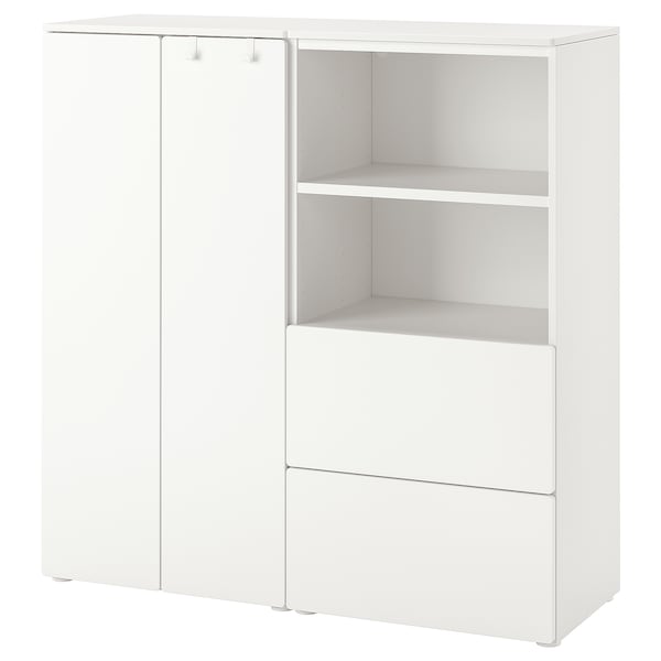 SMÅSTAD / PLATSA Aufbewahrungskombi, weiß/weiß,