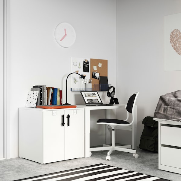 SMÅSTAD / PLATSA Schrank, weiß weiß/1 Boden, zollfrei