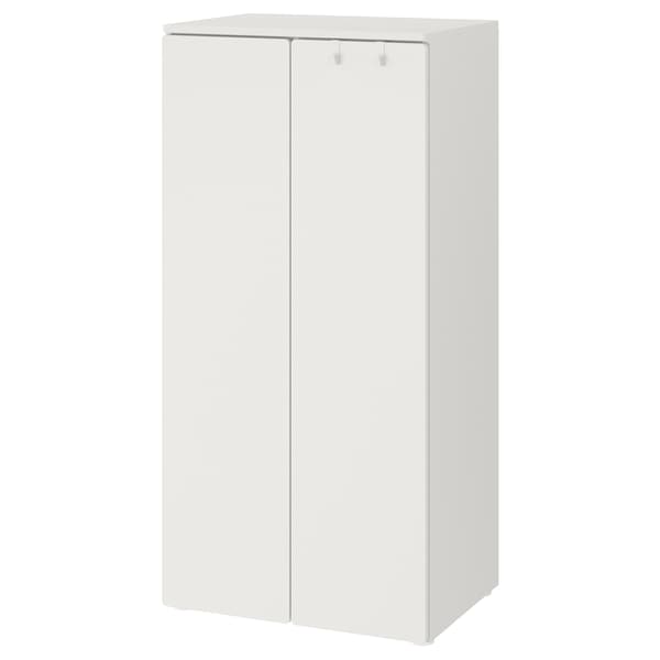 SMÅSTAD / PLATSA Kleiderschrank, weiß/weiß,