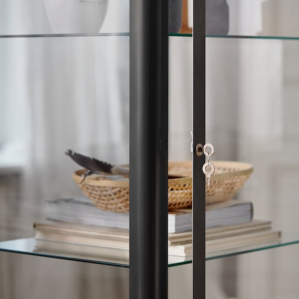 FABRIKÖR Vitrine, dunkelgrau, Vatertagsangebot