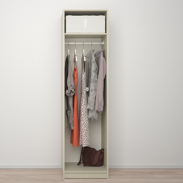 GURSKEN Kleiderschrank, hellbeige, Tägliche Deals