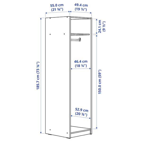 GURSKEN Kleiderschrank, hellbeige, Tägliche Deals