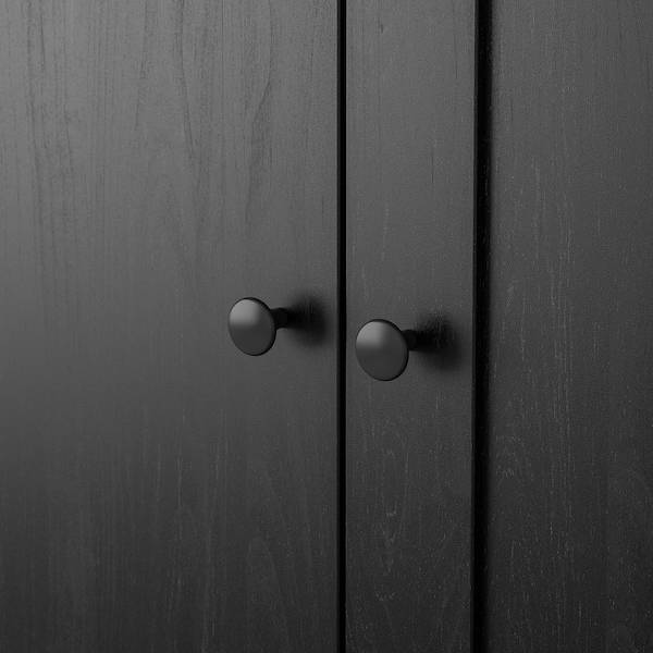 RAKKESTAD Kleiderschrank mit 3 Türen, schwarzbraun, Sonderangebote