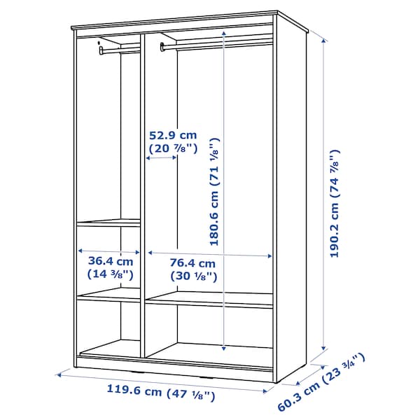 SONGESAND Kleiderschrank, weiß, VIP-Rabatte