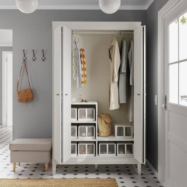 IDANÄS Kleiderschrank, weiß, Super Sparpreis