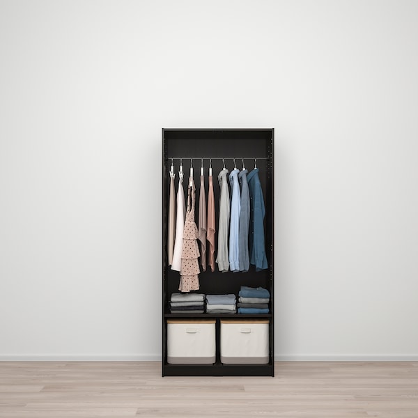 RAKKESTAD Schrank mit 2 Türen, schwarzbraun, Wochenangebot