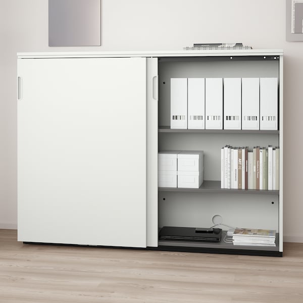 GALANT Schiebetürenschrank, weiß, Sonderangebot der Fabrik