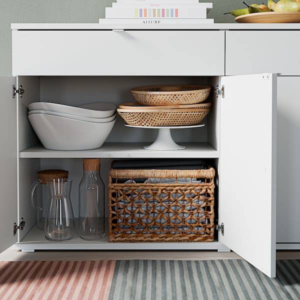 VIHALS Sideboard, weiß, Begrenzt auf 3 Tage