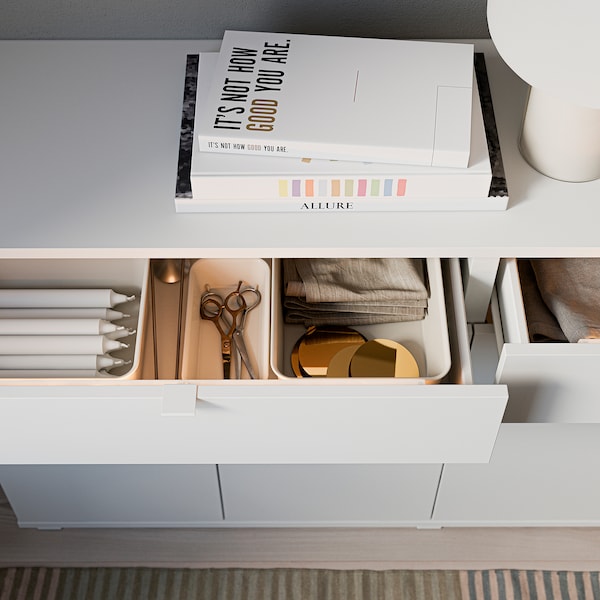 VIHALS Sideboard, weiß, Begrenzt auf 3 Tage