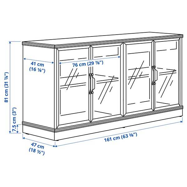 LANESUND Sideboard, graubraun, 50% Rabatt für begrenzte Zeit