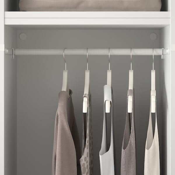 PLATSA Kleiderschrank mit 5 Türen, weiß/Kalbåden glänzende Kiefernachbildung, Top Angebot