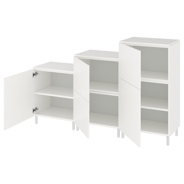 PLATSA Schrank, weiß/Fonnes weiß,