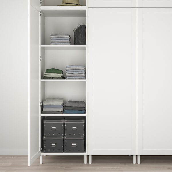 PLATSA Kleiderschrank mit 9 Türen, weiß Sannidal/weiß, Zeitlich begrenztes Angebot