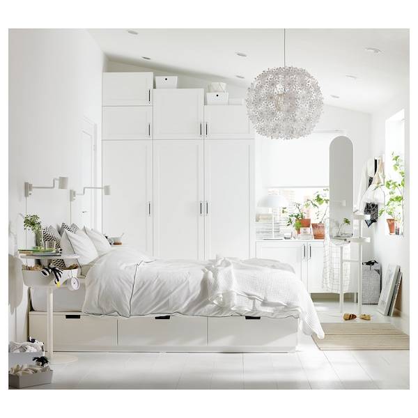 PLATSA Kleiderschrank mit 9 Türen, weiß Sannidal/weiß, Zeitlich begrenztes Angebot