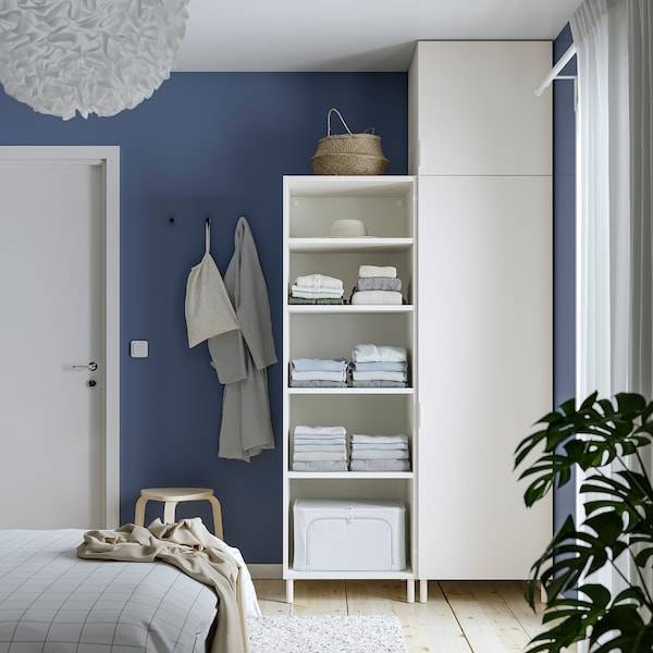 PLATSA Schrank mit 2 Türen, weiß/Fonnes weiß, Exklusive Angebote
