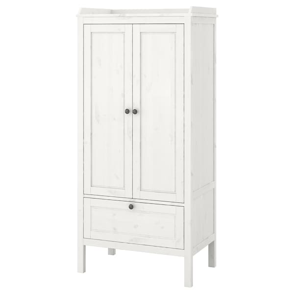 SUNDVIK Kleiderschrank, weiß,
