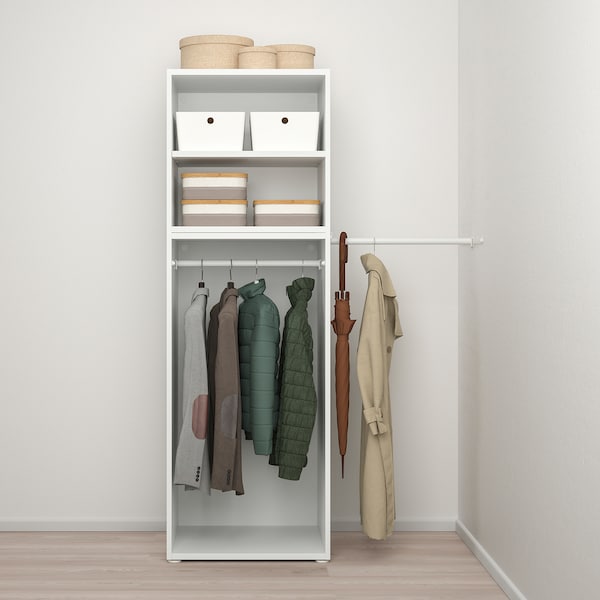 PLATSA Schrank mit 2 Türen, weiß/Fonnes weiß, Online
