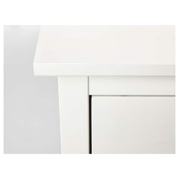 HEMNES Kommode mit 8 Schubladen, weiß gebeizt, im Angebot