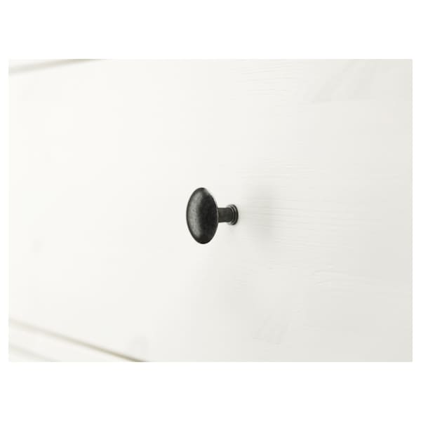 HEMNES Kommode mit 8 Schubladen, weiß gebeizt, im Angebot