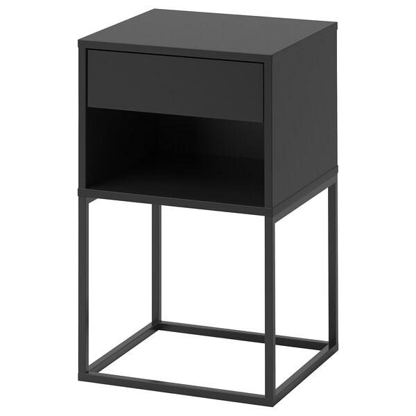 VIKHAMMER Ablagetisch, schwarz,