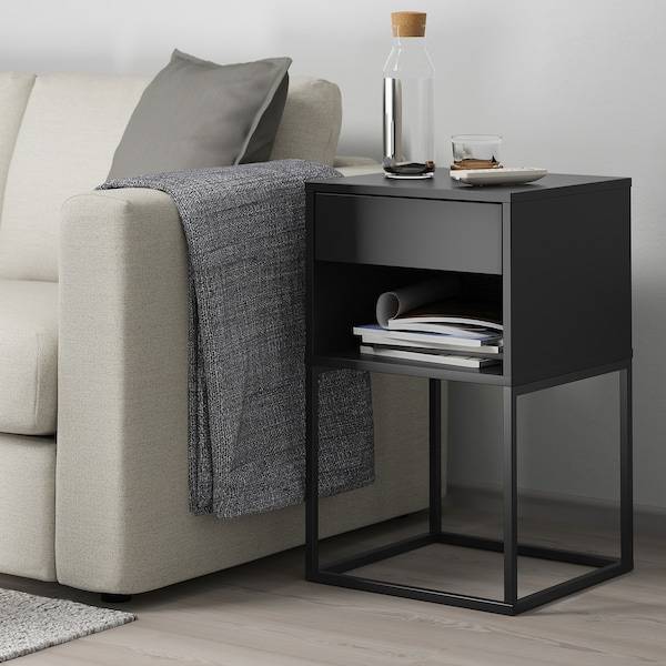 VIKHAMMER Ablagetisch, schwarz, Online Outlet