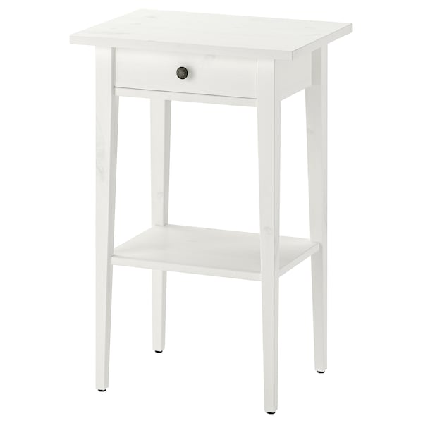 HEMNES Ablagetisch, weiß gebeizt,