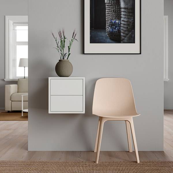EKET Wandschrank mit 2 Schubladen, weiß, Neuheiten