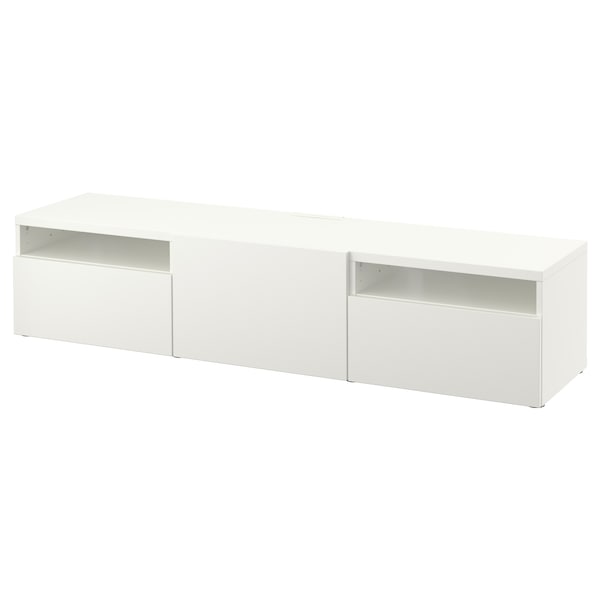 BESTÅ TV-Bank, weiß/Lappviken weiß, Begrenztes Angebot
