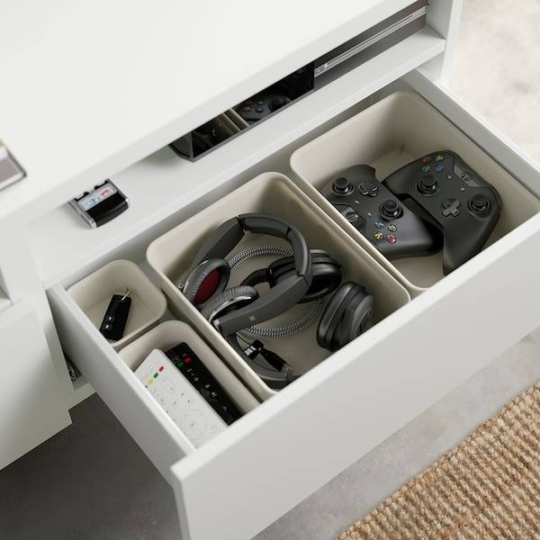 BESTÅ TV-Bank, weiß/Lappviken weiß, Begrenztes Angebot