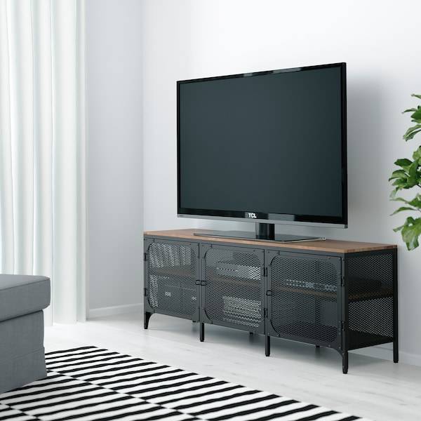 FJÄLLBO TV-Bank, schwarz, Top Angebot